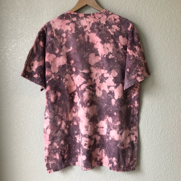 Custom bleach dye The Mountain eagle flag tee shirt L - Picture 4 of 4